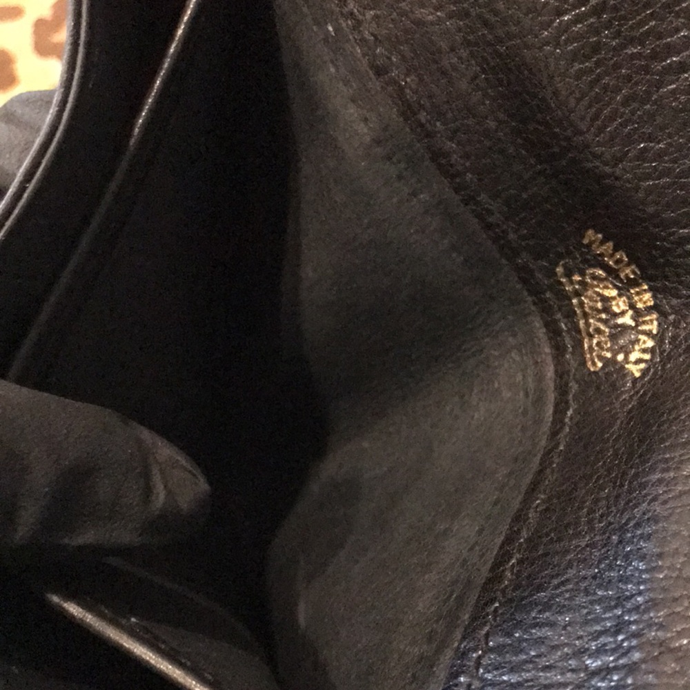 Gucci Black Leather 1970s Great condition. - Picture 8 of 12